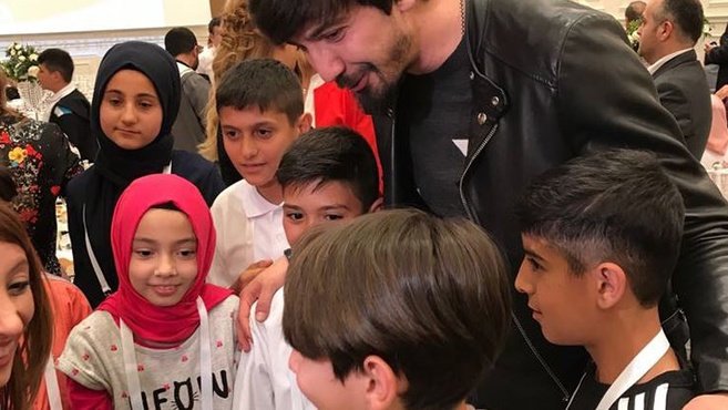 Tolga Zengin’in çocuk sevgisi