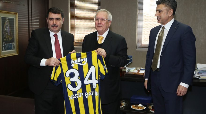 Vali Şahin’den Aziz Yıldırım’a ziyaret