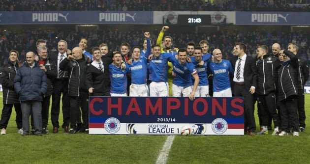1- Glasgow Rangers 54