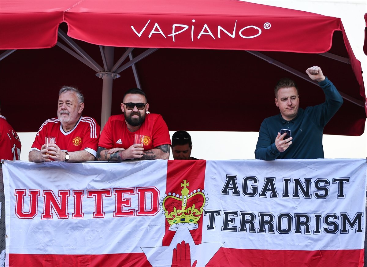 'Ajax - Manchester United finalinde dikkat çeken görüntü