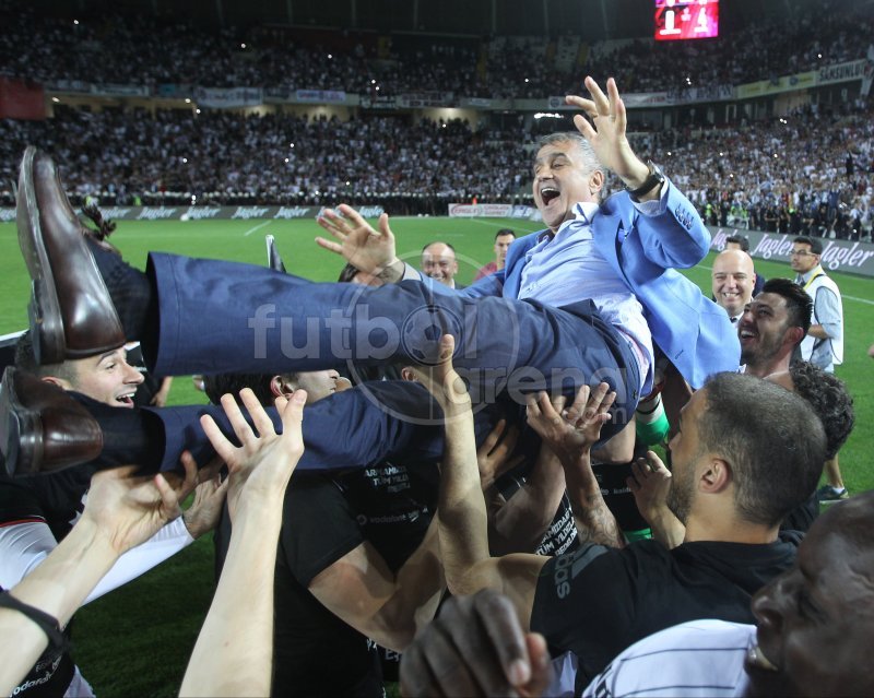 Beşiktaş'ın şampiyonluk kutlaması