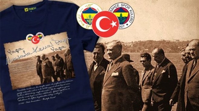 Fenerbahçe’den Atatürk tişörtü