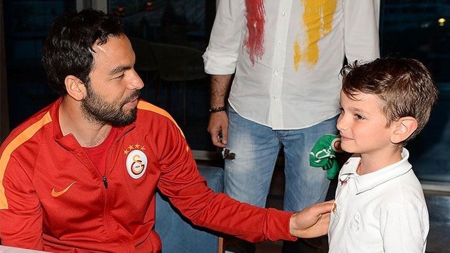 Galatasaray kampına özel misafir