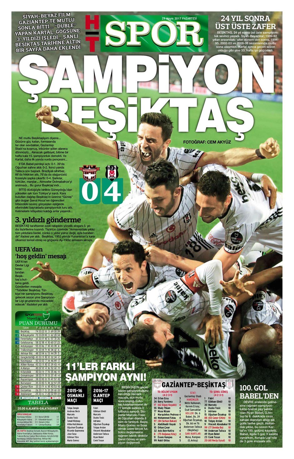 Günün gazete manşetleri - Gazete Oku (28 Mayıs 2017 Pazar)