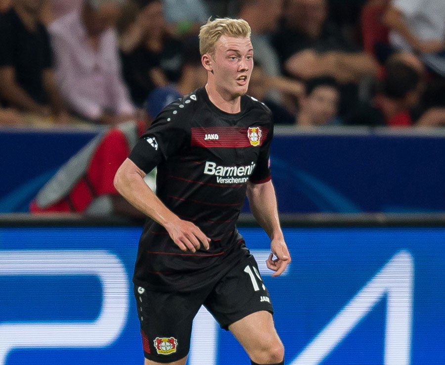 Julian Brandt(Levserkusen) current ability:79 potential ability:88