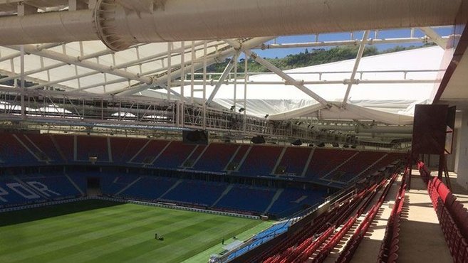 Medical Park Arena’da çatı onarımı başladı