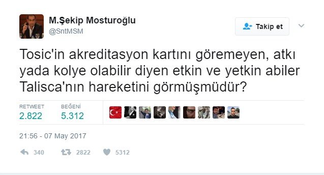 Şekip Mosturoğlu’ndan TFF’ye gönderme