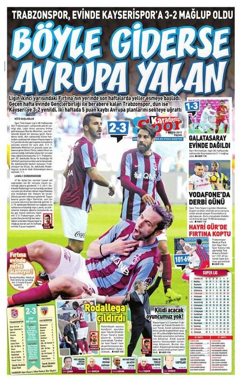 Yerel basından eleştiri