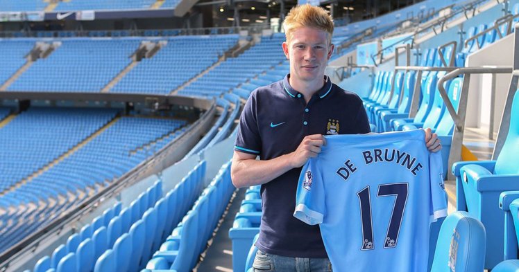12) Kevin de Bruyne, 2015. Wolfsburg’dan Manchester City’e - 74m euro