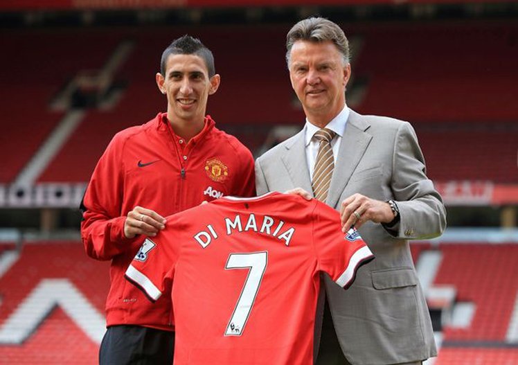 9) Angel Di Maria, 2014. Real Madrid’den Manchester United’a - 75m euro