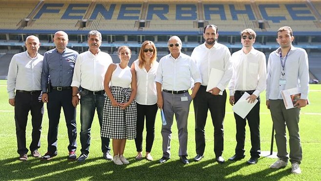 UEFA yetkilileri Fenerbahçe Stadı’nda incelemeler yaptı