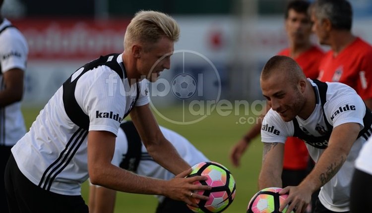 'Beşiktaş idmanından özel kareler