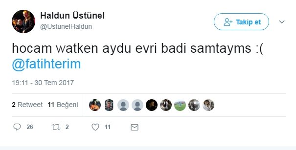 FAKE OLDUĞUNU İLAN ETTİ