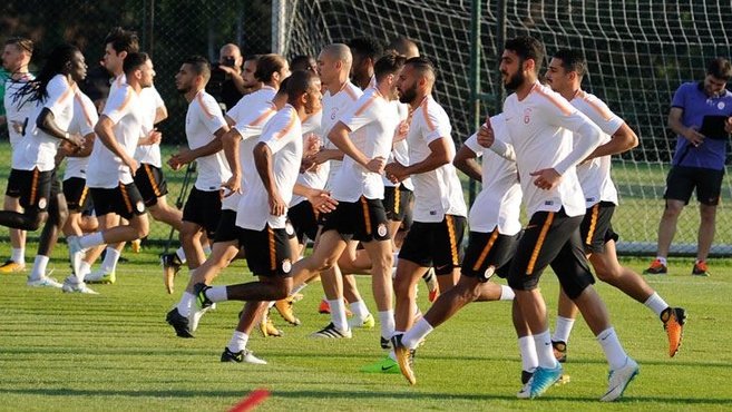 Galatasaray, Östersunds hazırlıklarını bitirdi