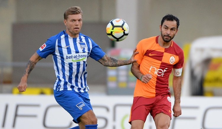 Galatasaray - Hertha Berlin maçında yaşananlar