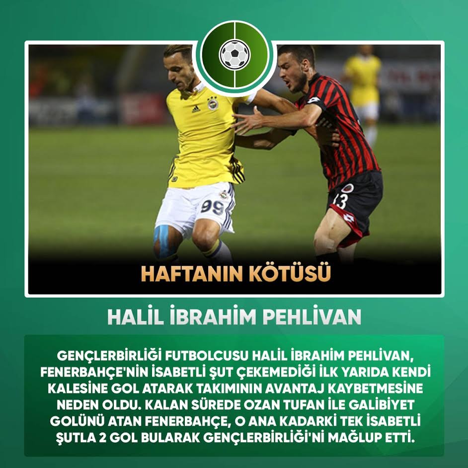 HAFTANIN KÖTÜSÜ