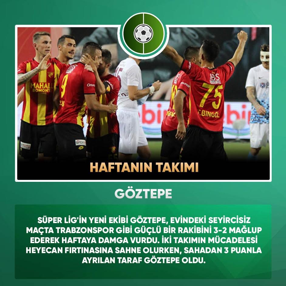 HAFTANIN TAKIMI