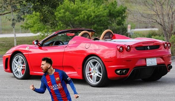 Lionel Messi - Ferrari Spider
