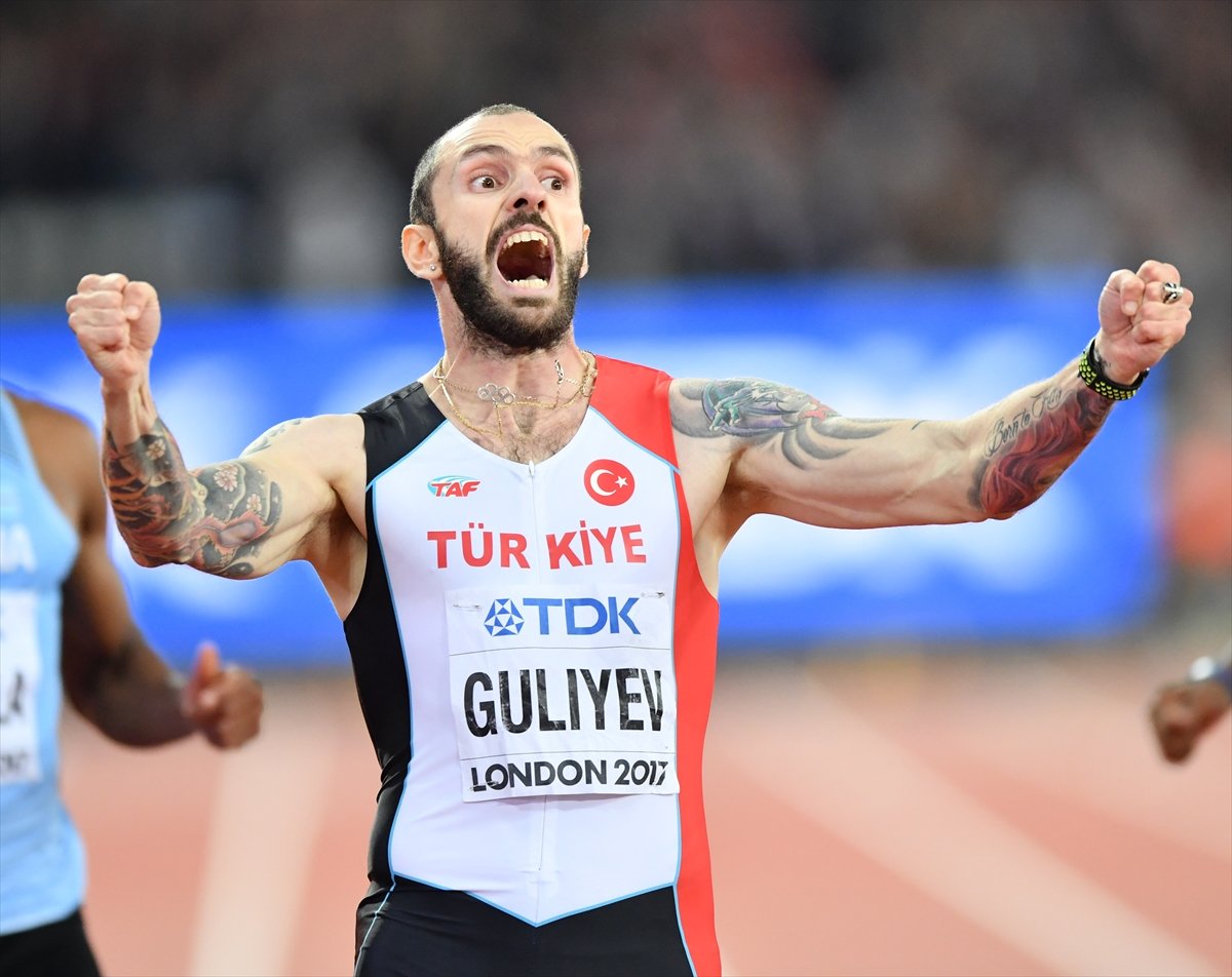 'Ramil Guliyev dünya şampiyonu oldu! Türkiye'de bir ilk...