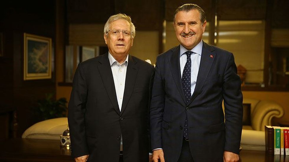 Aziz Yıldırım’dan Bakan Bak’a ziyaret