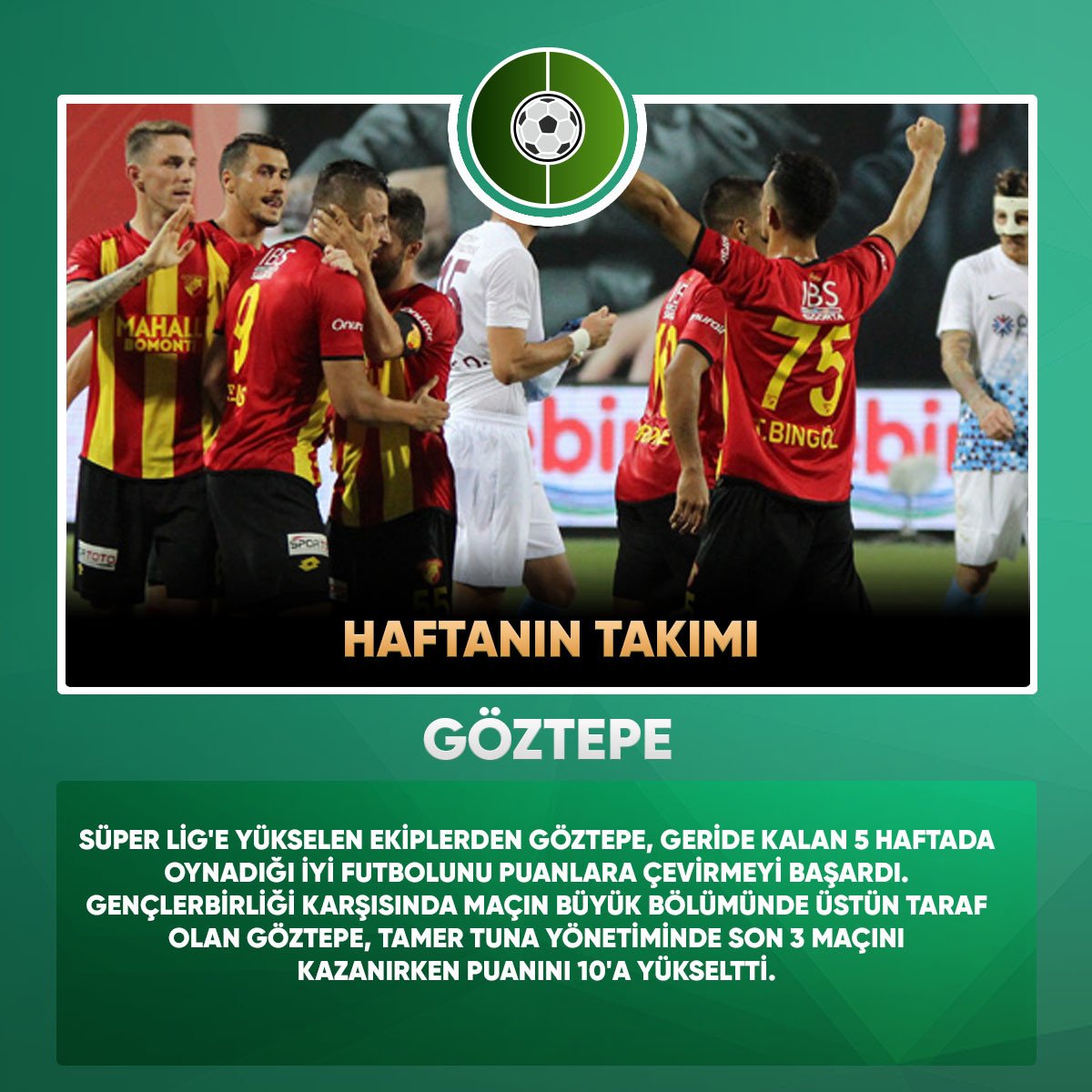 HAFTANIN TAKIMI