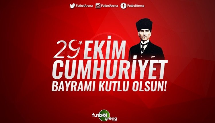 'Futbol dünyasından 29 Ekim Cumhuriyet Bayramı paylaşımları