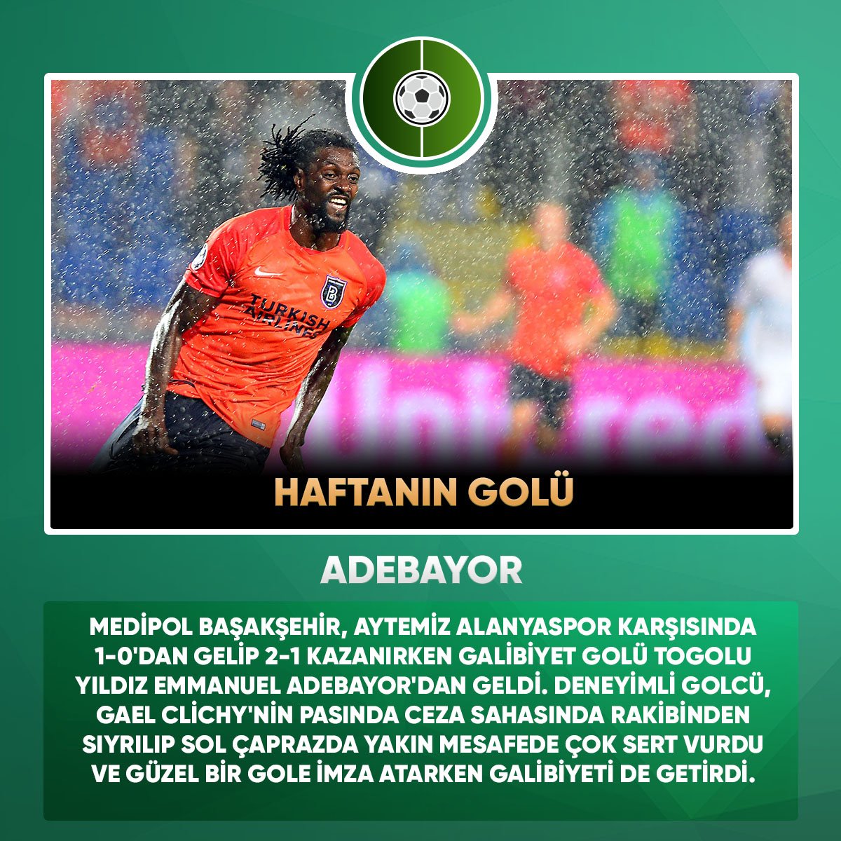 HAFTANIN GOLÜ
