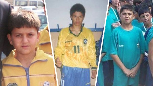 'Ünlü futbolcuların çocukluk fotoğrafları