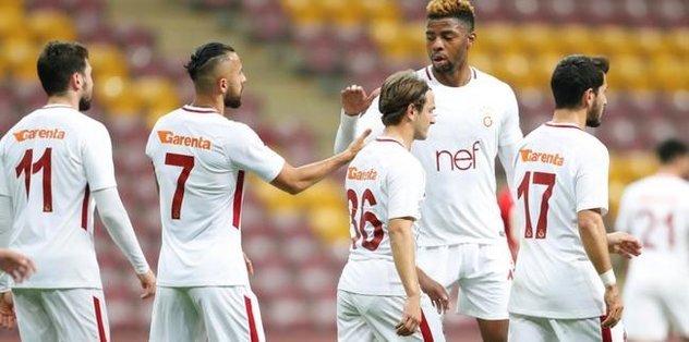 Galatasaray’ın yedekleri hazırlık maçında coştu