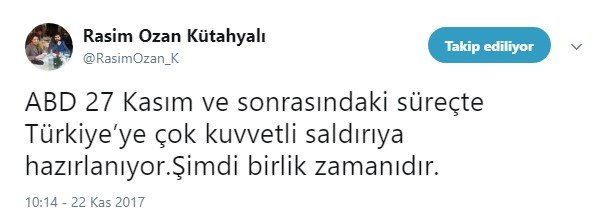 İŞTE O AÇIKLAMA
