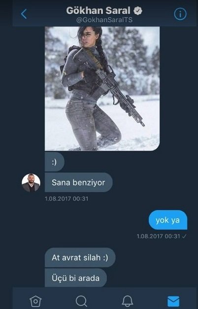SOSYAL MEDYADA İDDİA EDİLEN O MESAJLAŞMA