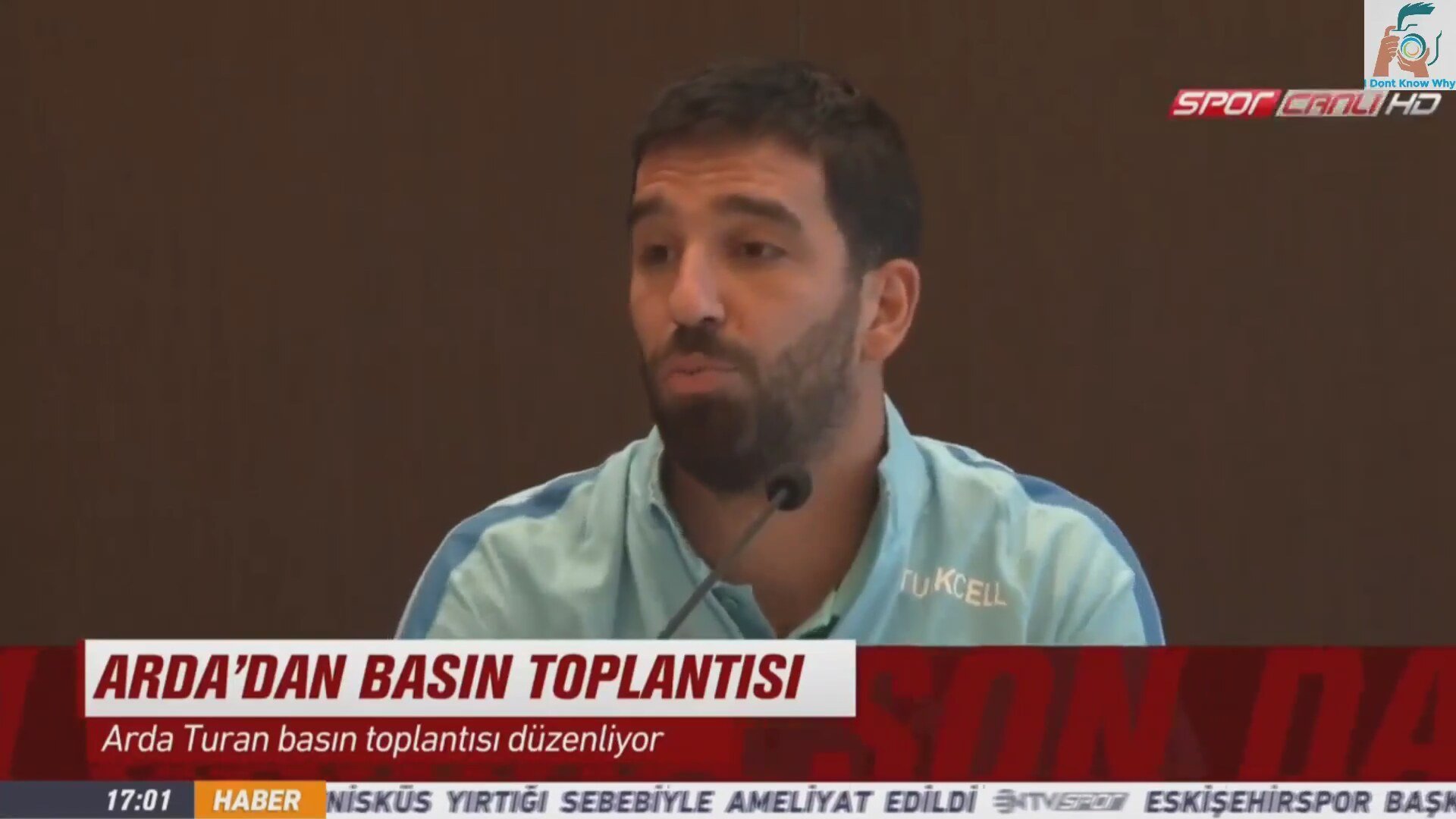 Arda Turan’ın basın toplantısı
