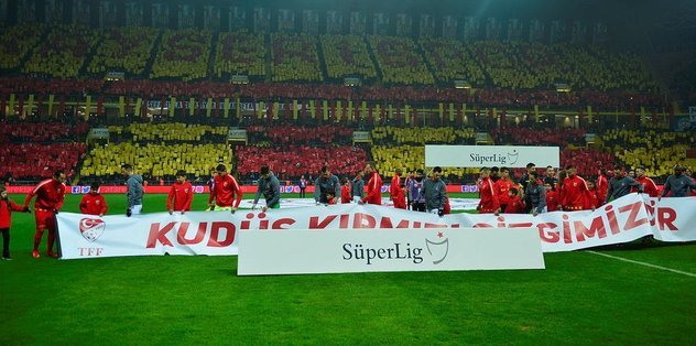 Kayserispor-Beşiktaş maçında İsrail’e tepki