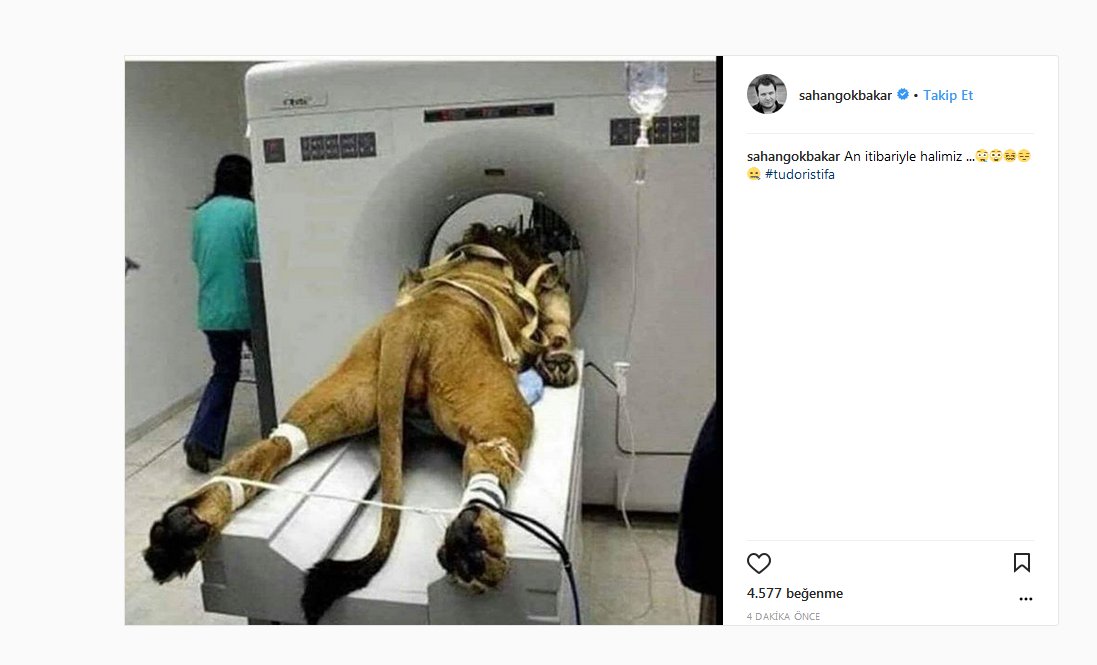İşte o paylaşım...