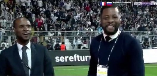 'Pascal Nouma'dan derbi sırasında canlı yayında şok hareket