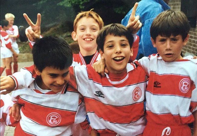 'Yıldız futbolcuların gençlik halleri