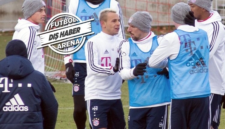 Bayern Münih'in antrenmanında şok kavga! Birbirlerine girdiler