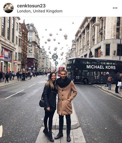 Cenk Tosun’dan Londra paylaşımı!