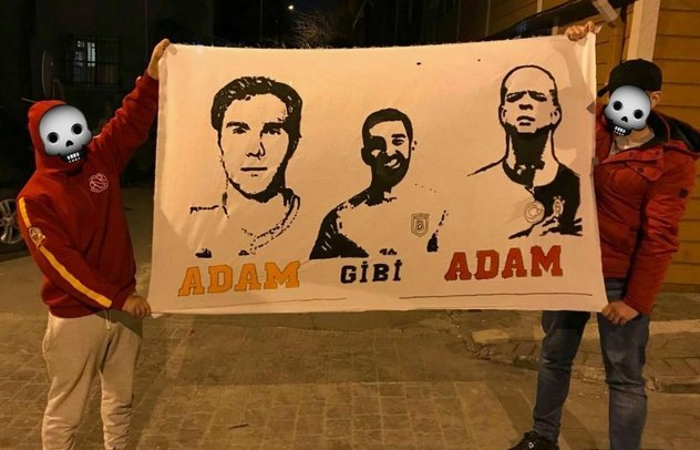 G.Saray taraftarından Arda’ya ’adamlık’ göndermesi