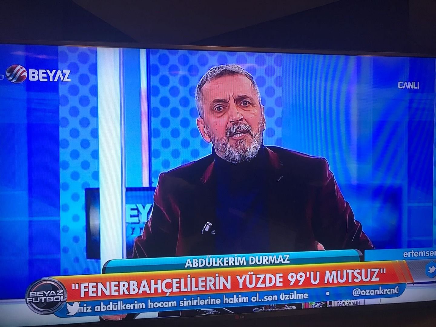 'Abdülkerim Durmaz canlı yayında çılgına döndü