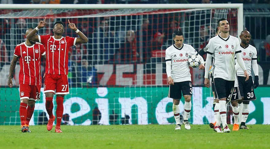 'Bayern Münih'ten Beşiktaş maçında Şampiyonlar Ligi'nde bir ilk