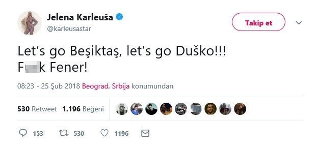 <h2>Beşiktaşlı futbolcunun eşinden sinkaflı paylaşım!</h2>