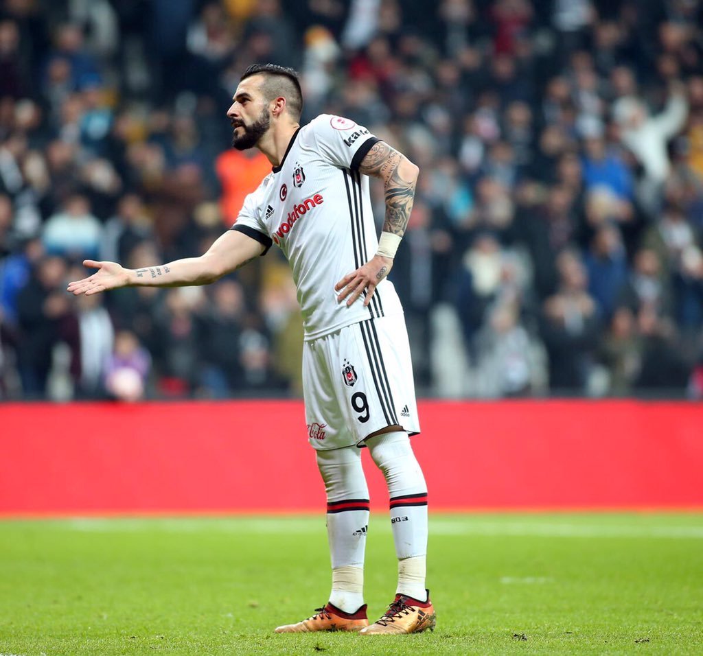 Beşiktaş’ta Alvaro Negredo’nun attığı goller