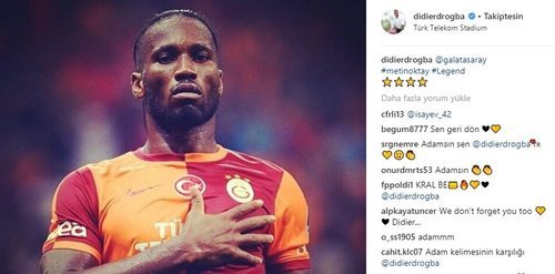 Drogba, Metin Oktay’ı unutmadı