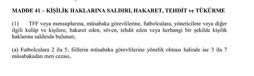 PFDK TALİMATLARI NE DİYOR?