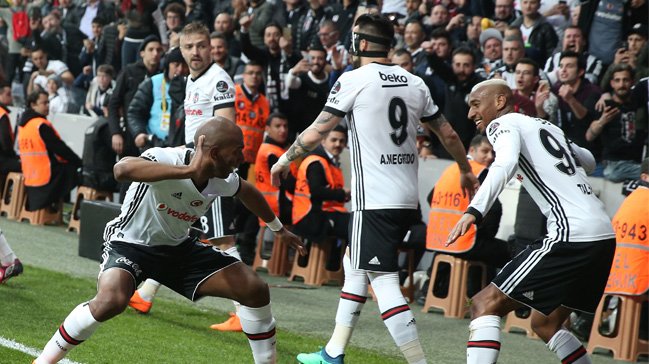 'Beşiktaş'ın yıldızından yüzleri güldüren performans