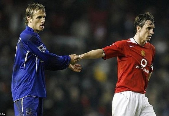 <h2>Phill Neville - Garry Neville </h2>