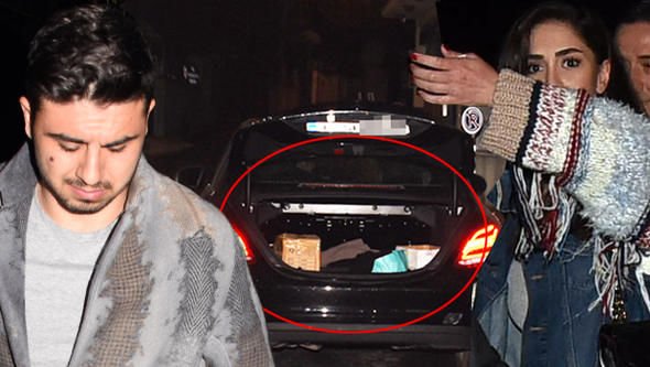 'Ozan Tufan'ın olaylı gecesi! Bagaja girmek istedi