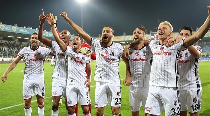 'Beşiktaş, Avrupa'nın tepesine yerleşti
