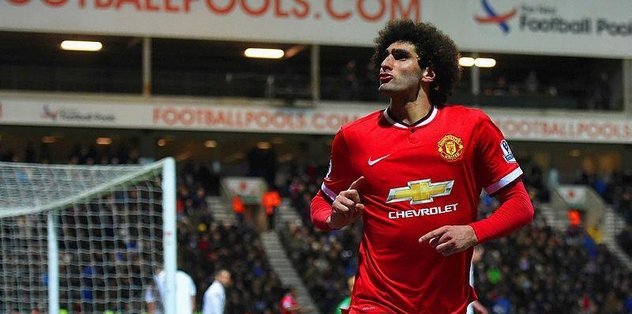 Fellaini zora girdi